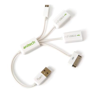 High Speed Cable D108 White For BB, iPhone