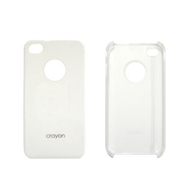 เคส iPhone 4 Crayon IMD สีขาว