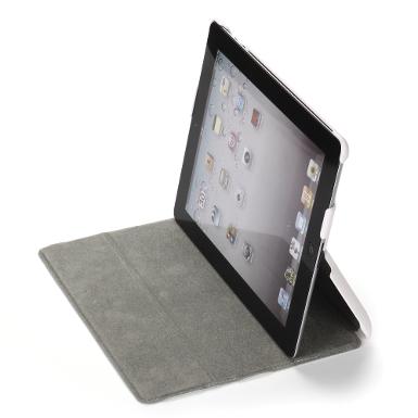 gosh! M44 Ostrich Cutis New iPad Case White