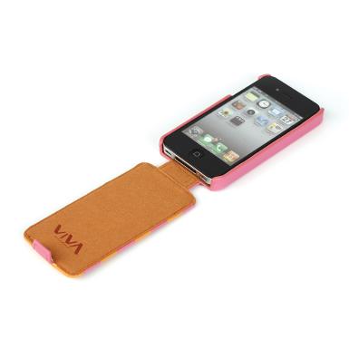 เคส iPhone4/4s viva Alegria Stripey Pink-Orange