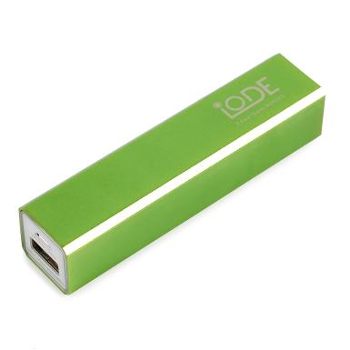 แบตเตอรี่สำรอง iODE Power Bank M2600S 2600mAh เขียว