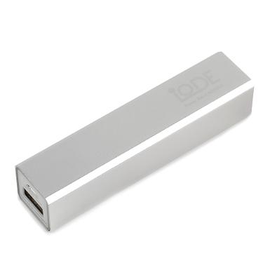 แบตเตอรี่สำรอง iODE Power Bank M2600S 2600mAh เงิน