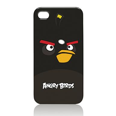 เคส iPhone4 Angry Birds Bomber Bird สีดำ