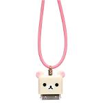 สายคล้อง iPhone&iPod San-X Rilakkuma AY74901 สายชมพู