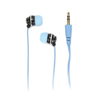 จะฟังเพลงสักทีก็ควรมีหูฟังดี ๆ ไว้ใช้กัน ! URBANZ Stylish Fashion Stud Earphone Blue หูฟัง in-ear สี
