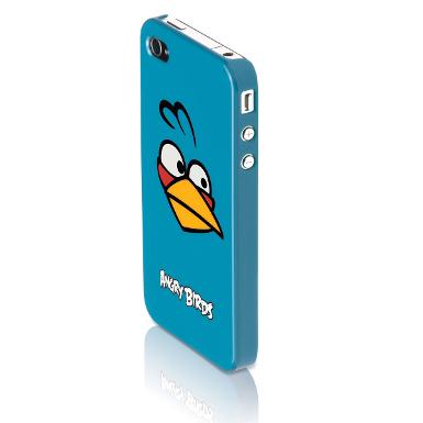 เคส iPhone4 Angry Birds สีฟ้า ICAB406