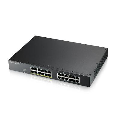 ZYXEL GS1915-24EP 24-port GbE Smart Managed PoE Switch, 802.3at, rackmount, 130 Watt (Max 12 ports)
