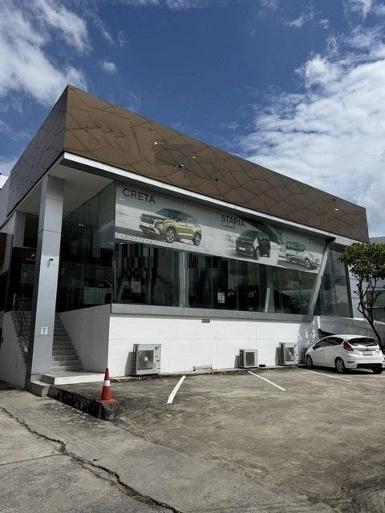 ให้เช่าพื้นที่โชว์รูม 1 ไร่ ติดถนนรามอินทรา กม.4 ใกล้ BTS & Foodl