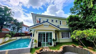 ขายต่ำกว่าราคาประเมิน ขาย 9.9 ล้าน บ้านพูลวิลล่า รีโนเวทใหม่ หางด
