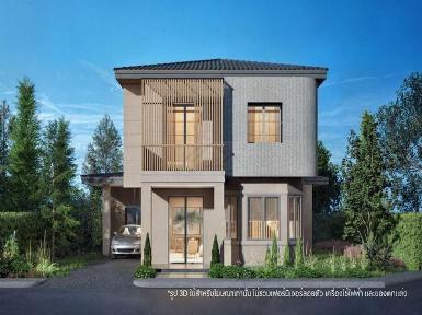 ขายบ้านเดี่ยว 2 ชั้น 78 ตรว. ทองสถิตย์วิลล่า รามอินทรา 34 ใกล้รถไ