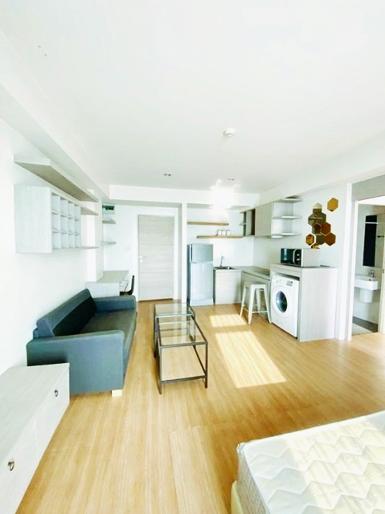 ม.รังสิต 2กม. 42ตร.ม. ให้เช่าคอนโด เดอะ จีโอ การ์ดิน หลักหก 1นอน 