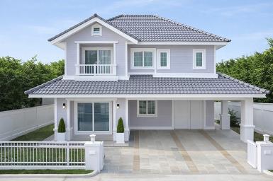 ให้เช่าบ้านสุดหรู 2 ชั้น 3-4นอน โลตัส เลียบคลองสอง 1.8 กม. แฟชั่น