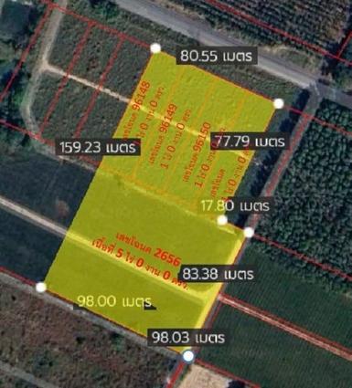 ขายที่ดินนิคมพัฒนาระยอง ขายที่ดินระยองทำเลดีเนื้อที่ 9 ไร่ 