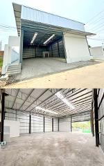 โกดัง 2น้ำ  หลังคาสูงโปร่ง ศรีสมาน 100ตรว. 360ตรม.มีพื้นที่จอดรถ 
