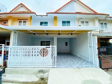 ตลาดนิคมบางปู 800 ม ใหม่ทั้งหลัง สวย18 ตร.วา.145ตร.ม. 3นอน 2น้ำ แ