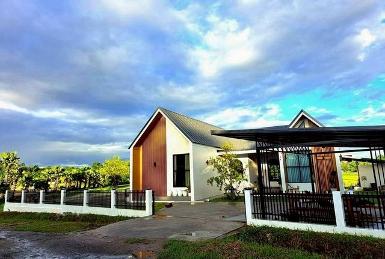 ขาย 3.5 ล้าน แม่ริม บ้านชั้นเดียว #สไตล์นอร์ดิก ท่ามกลางธรรมชาติ