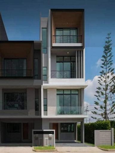 ให้เช่าทาวน์โฮม 3.5 ชั้น หลังมุม Nirvana DEFINE ศรีนครินทร์-พระรา