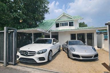 ให้เช่าบ้านเดี่ยว 2 ชั้น หัวมุม 3-4นอน 3น้ำ ใกล้ MRT สัมมากร 1กม