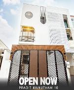 ขายทาวน์โฮม 3 ชั้นย่านเลียบด่วน 4 นอน ประดิษฐ์มนูธรรม 10 รีโนเวทใ