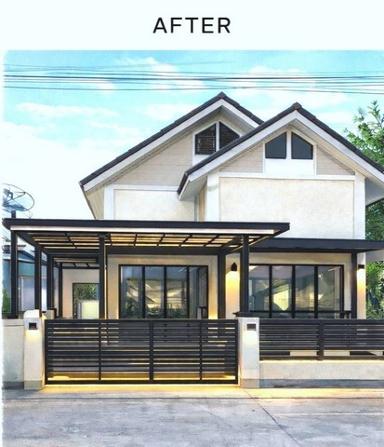 ขายบ้านหนองตำลึงอมตะนครชลบุรีม.อยู่สบายริมน้ำ 