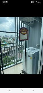 ให้เช่าห้อง ศุภาลัย ปาร์ค ตลาดพลู studio 28ตรม. มีเครื่องซักผ้า 