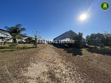 ขายโรงงานบ้านบึง 20 ไร่ ติดถนนใหญ่ 3289 มีใบ รง.4 ผังสีส้มลายจุด