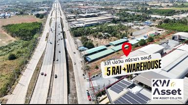 ขายโกดัง+อาคาร ติดถนน331 ต.บ่อวิน อ.ศรีราชา จ.ชลบุรี