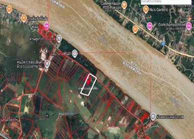 ที่ดินแปลงใหญ่ ริมแม่น้ำโขง บึงกาฬ เนื้อที่รวม 33 ไร่ 1 งาน 43 ตร
