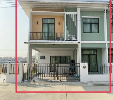 ให้เช่าทาวน์โฮมหลังมุม พื้นที่เยอะ! ม.เดอะเนเจอร์ วิลเลจ พนัสนิคม