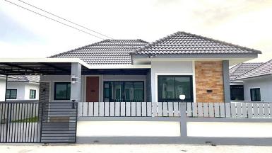 ให้เช่าบ้านเดี่ยวสำนักบกชลบุรี หมู่บ้าน หมู่บ้าน ณัฐวัฒน์ Village