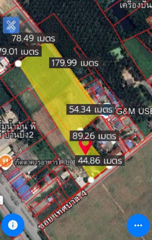 ให้เช่าที่ดินบ้านบึงชลบุรีระยะยาว บนเนื้อ 9-3-68 ไร่