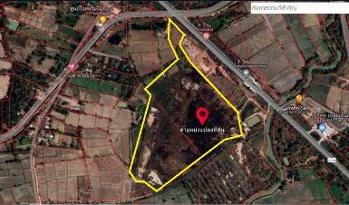 ขายที่ดิน 54-2-11ไร่ 35ล. ติดถนน 4เลน ต.ยางตลาด กาฬสินธุ์