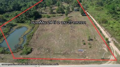 ขายด่วน ที่ดินแม่แตง เนินเขา 24 ไร่ ราคาไร่ละ 1 ล้าน