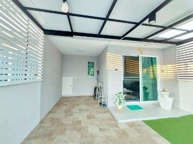 BTSคูคต ทาวน์โฮมให้เช่า 4นอน สนามกอล์ฟธัญญะ900ม. ตลาดนานาเจริญ 2ก