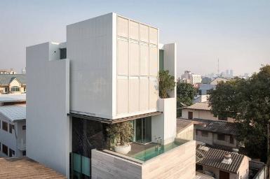 โฮมออฟฟิศ 5 ชั้น พร้อมลิฟต์โดยสารและสระว่ายน้ำส่วนตัวซอยอินทามระ 