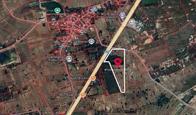 ขายด่วนที่ดินเปล่า เนื้อที่ 30 ไร่ 60 ติดถนนมิตรภาพสายใหม่ 