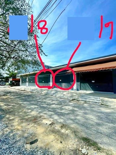 ม.ราชภัฏราชนครินทร์ 1.7 กม.ให้เช่าตึกแถว 1 ชั้น 35 ตร.ม.ทำเลติดถน