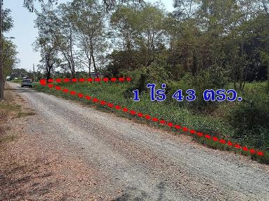 ขายที่ดิน 1 ไร่ 43 ตรว. คลองสิบสอง หนองจอก ใกล้สโมสรหนองจอก ซิตี้