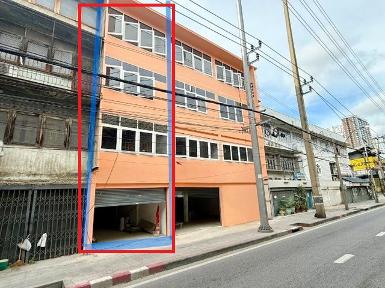 MRT วงศ์สว่าง 600 ม. อาคารพาณิชย์ให้เช่า 4 ชั้น 1 นอน เกตเวย์บางซ