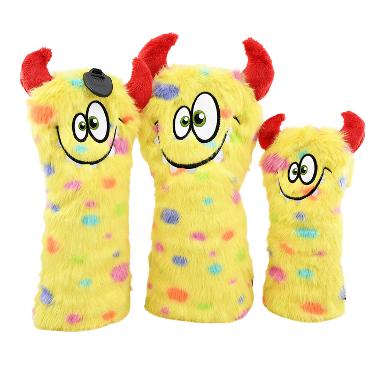 รหัสสินค้า QGT004 ไม้กอล์ฟพรีเมี่ยม!!! ราคาถูกที่สุดในประเทศไทย!! Cover หัวไม้กอล์ฟ มอนสเตอร์สีเหล