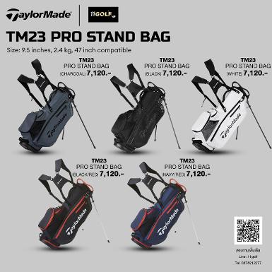 รหัสสินค้า V97597-NS ไม้กอล์ฟพรีเมี่ยม!!! ราคาถูกที่สุดในประเทศไทย!!! TaylorMade PRO Stand Bag BLAKR